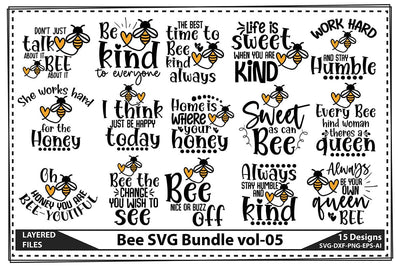 Bee SVG Bundle vol-05 SVG shah alam 