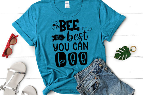 Bee the Best SVG I Bee Motivational SVG I Bee Tshirt SVG SVG Happy Printables Club 