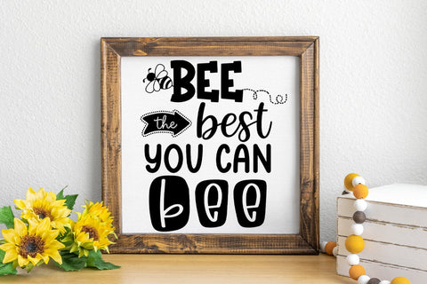 Bee the Best SVG I Bee Motivational SVG I Bee Tshirt SVG SVG Happy Printables Club 