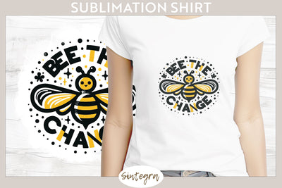 Bee The Change v5 T-shirt Sublimation Sublimation Sintegra 
