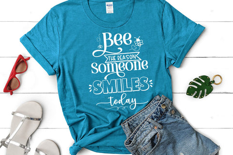Bee the Reason SVG I Bee Motivational SVG I Bee Tshirt SVG SVG Happy Printables Club 