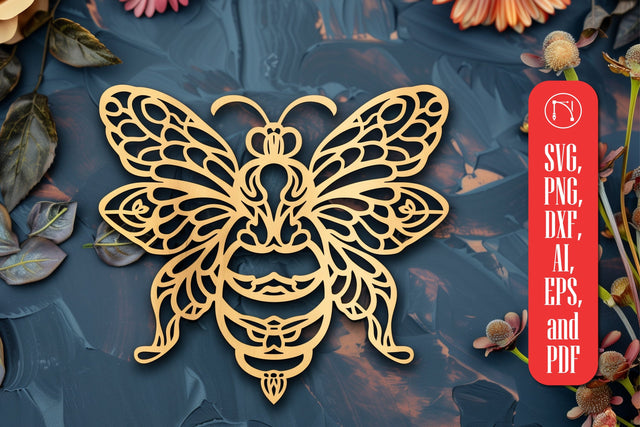 Bee Wall Decors Laser Cut SVG SVG MD JOYNAL ABDIN 