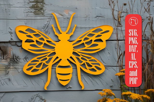 Bee Wall Decors Laser Cut SVG SVG MD JOYNAL ABDIN 