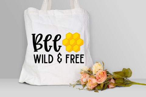 Bee wild & free Svg design SVG Regulrcrative 