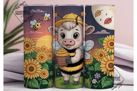 Beekeeper Calf 20oz Tumbler Design Sublimation sassyprint 