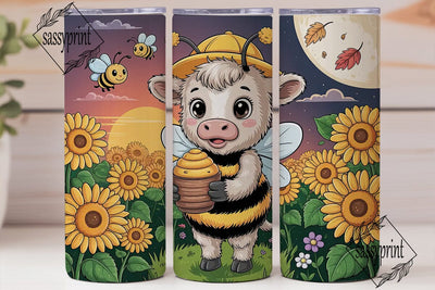 Beekeeper Calf 20oz Tumbler Design Sublimation sassyprint 
