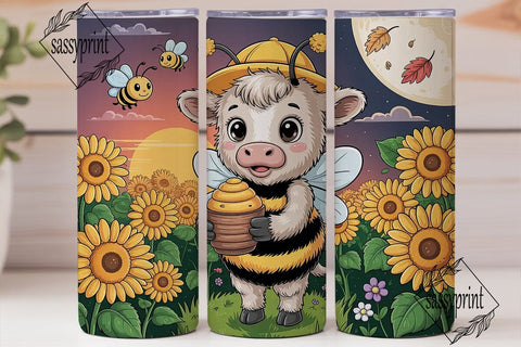 Beekeeper Calf 20oz Tumbler Design Sublimation sassyprint 