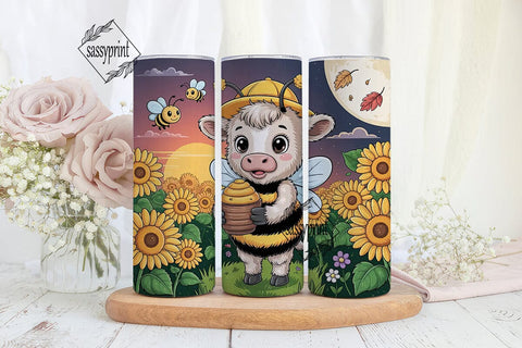 Beekeeper Calf 20oz Tumbler Design Sublimation sassyprint 
