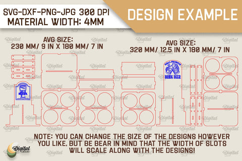 Beer Bottle Stands Laser Cut Bundle. Wooden Beer Holders SVG SVG Evgenyia Guschina 