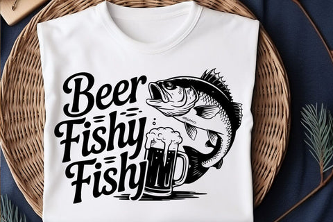 Beer Fishy Fishy SVG, Funny Fishing Lovers, Fisherman and Beer Svg SVG DesignDestine 