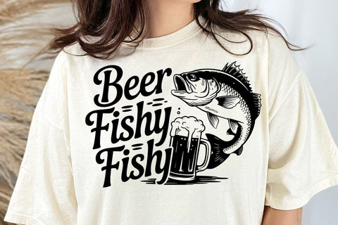 Beer Fishy Fishy SVG, Funny Fishing Lovers, Fisherman and Beer Svg SVG DesignDestine 