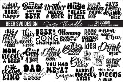 Beer SVG Bundle Digital Pattern orpitasn 