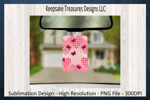 Bees Air Freshener PNG, Valentines Day PNG Sublimation, Cute Bees, Car Air Freshener Set, Sublimation Printable PNG, Digital Download Sublimation Keepsake Treasures Designs LLC. 