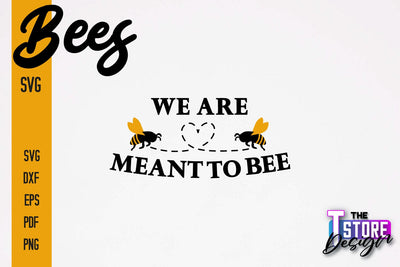 Bees SVG Design | Bees Quotes SVG Design | Honey SVG v.1 SVG The T Store Design 