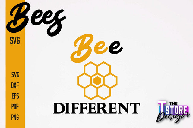 Bees SVG Design | Bees Quotes SVG Design | Honey SVG v.1 SVG The T Store Design 