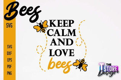 Bees SVG Design | Bees Quotes SVG Design | Honey SVG v.2 SVG The T Store Design 