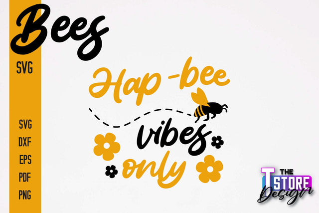 Bees SVG Design | Bees Quotes SVG Design | Honey SVG v.2 SVG The T Store Design 