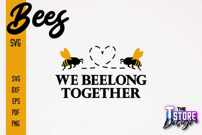 Bees SVG Design | Bees Quotes SVG Design | Honey SVG v.2 SVG The T Store Design 