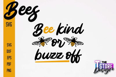 Bees SVG Design | Bees Quotes SVG Design | Honey SVG v.2 SVG The T Store Design 