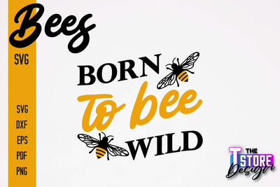 Bees SVG Design | Bees Quotes SVG Design | Honey SVG v.2 SVG The T Store Design 
