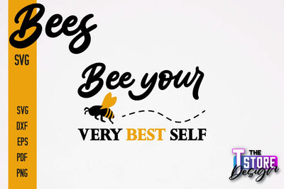 Bees SVG Design | Bees Quotes SVG Design | Honey SVG v.2 SVG The T Store Design 