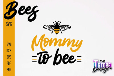 Bees SVG Design | Bees Quotes SVG Design | Honey SVG v.2 SVG The T Store Design 
