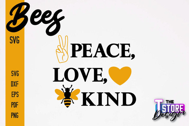 Bees SVG Design | Bees Quotes SVG Design | Honey SVG v.2 SVG The T Store Design 