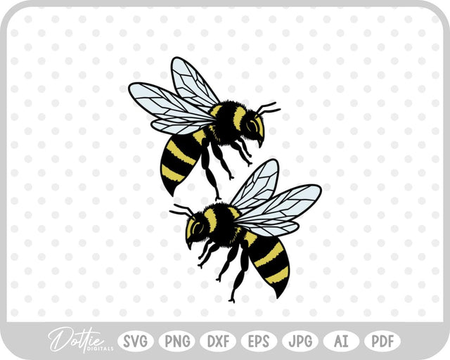 Bees SVG DottieDigitals 