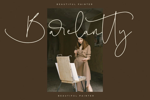 Befilmarne - Monoline Elegant Script Font Letterena Studios 