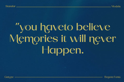 Begota Display Font gatype 