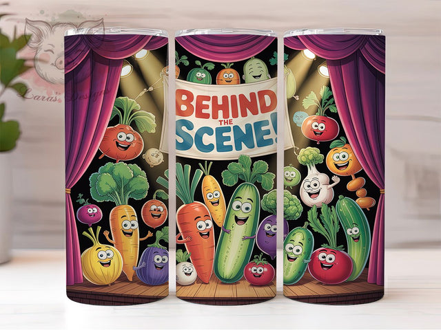 Behind The Scene 20oz Tumbler, Behind The Scene, Tumbler Wrap, Sublimation Design, 20oz Tumbler, Kitchen Humor, Cooking Fun Sublimation Lara' s Designs 