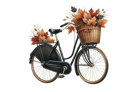 Beige & Black Autumn Watercolor PNG Sublimation SVGista 