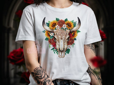Beige Skull Mandala T-Shirt PNG, Mandala Art, Beige Skull, Intricate Pattern, Sublimation PNG, Boho Style, Gothic Shirt Sublimation SvggirlplusArt 
