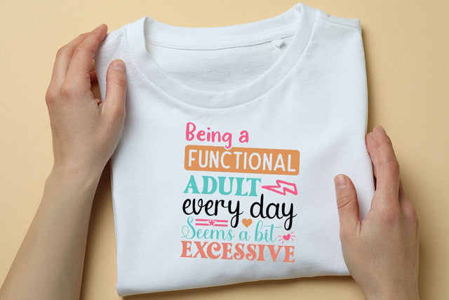 being a functional adult every day seems a bit excessive SVG Angelina750 