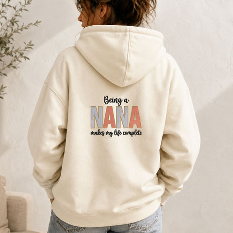 Being a Nana Makes My Life Complete Machine Embroidery Design – Nana Embroidery File, Grandma Gift Design Embroidery/Applique DESIGNS PatternFeed8 