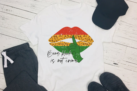 Being Black is Not Crime PNG Sublimation Sublimation CraftLabSVG 