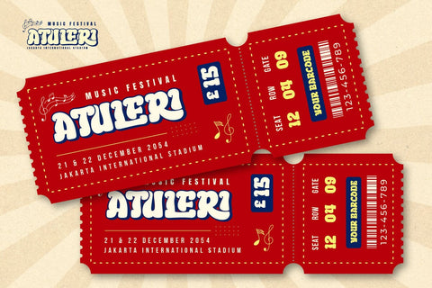 Bekuri - Display Font Font twinletter 