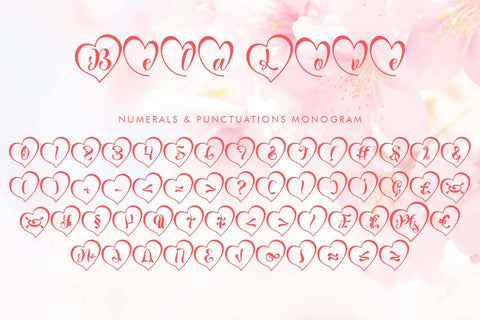 Bela Love Font Prasetya Letter 