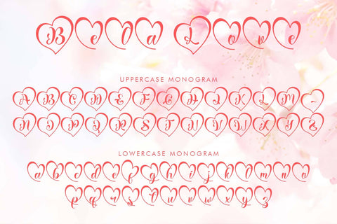 Bela Love Font Prasetya Letter 