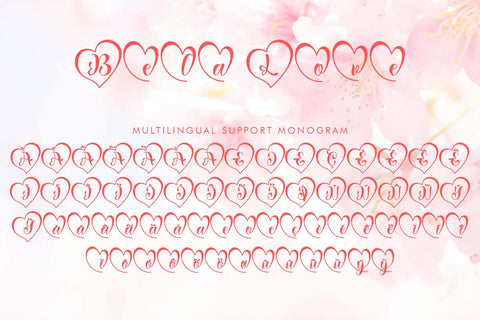 Bela Love Font Prasetya Letter 