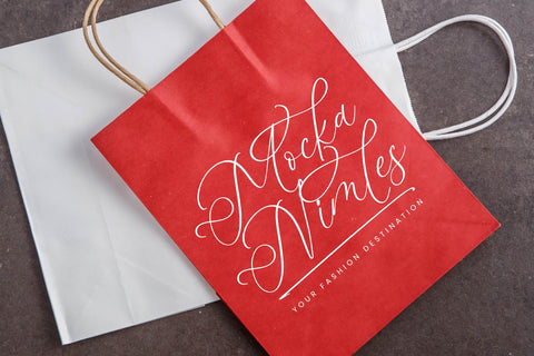 Beladin Skintics - Modern Calligraphy Script Font Letterena Studios 