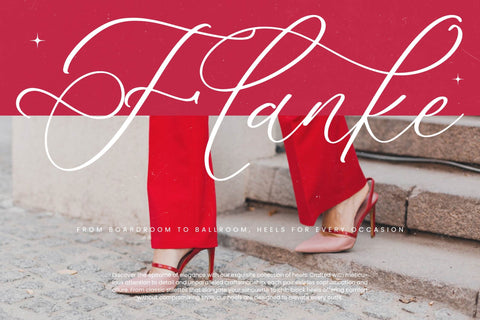 Beladin Skintics - Modern Calligraphy Script Font Letterena Studios 