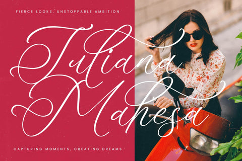 Beladin Skintics - Modern Calligraphy Script Font Letterena Studios 