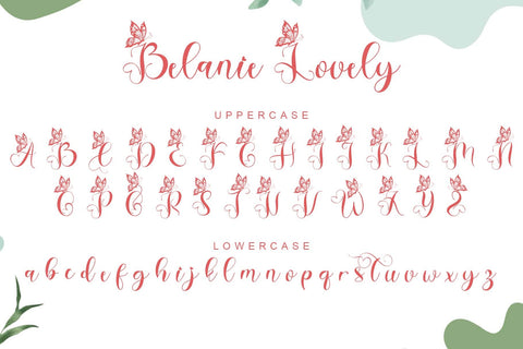 Belanie Lovely Font Prasetya Letter 