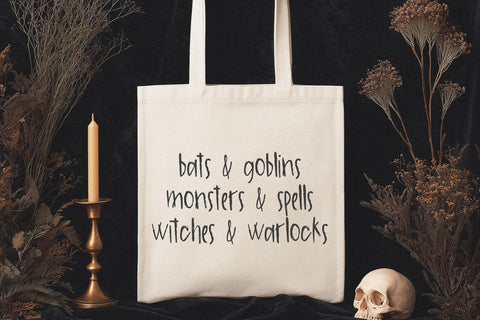 Belfry Sans with Bats Font Beck McCormick 