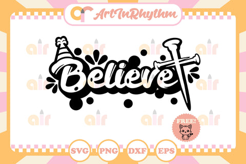 Believe in Christmas svg SVG Artinrhythm shop 
