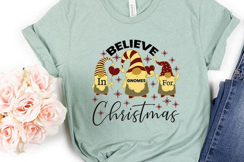 Believe In Gnomes For Christmas SVG Angelina750 