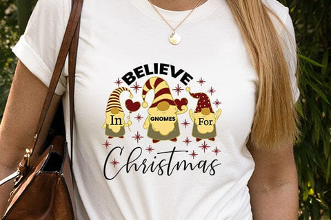Believe In Gnomes For Christmas SVG Angelina750 