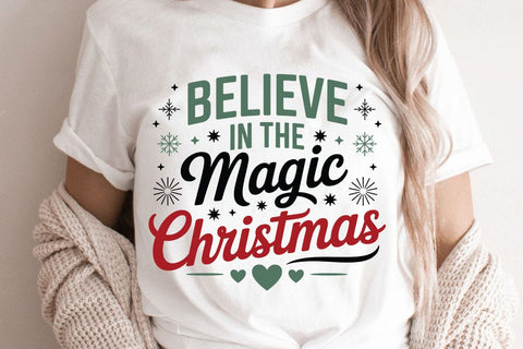 Believe In The Magic Christmas SVG Angelina750 