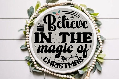 Believe in the magic of christmas SVG Angelina750 